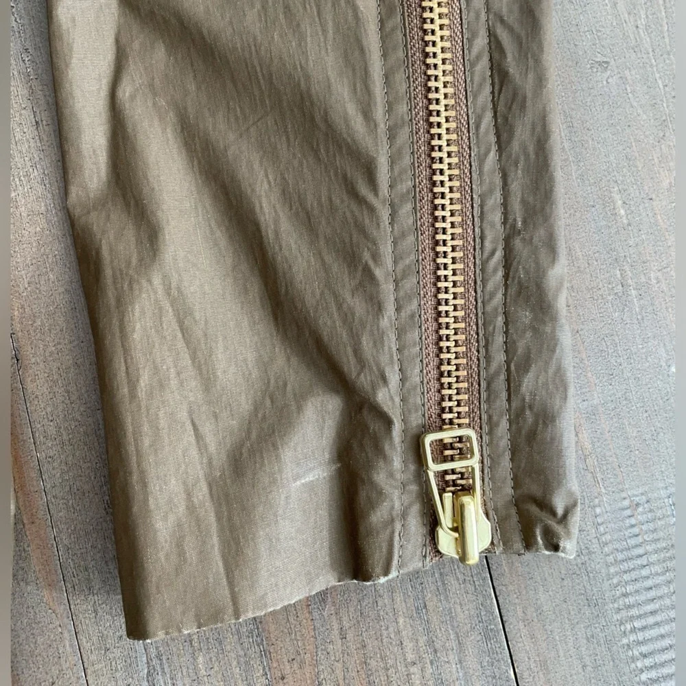 Veronica Beard brown coyote fur utility jacket